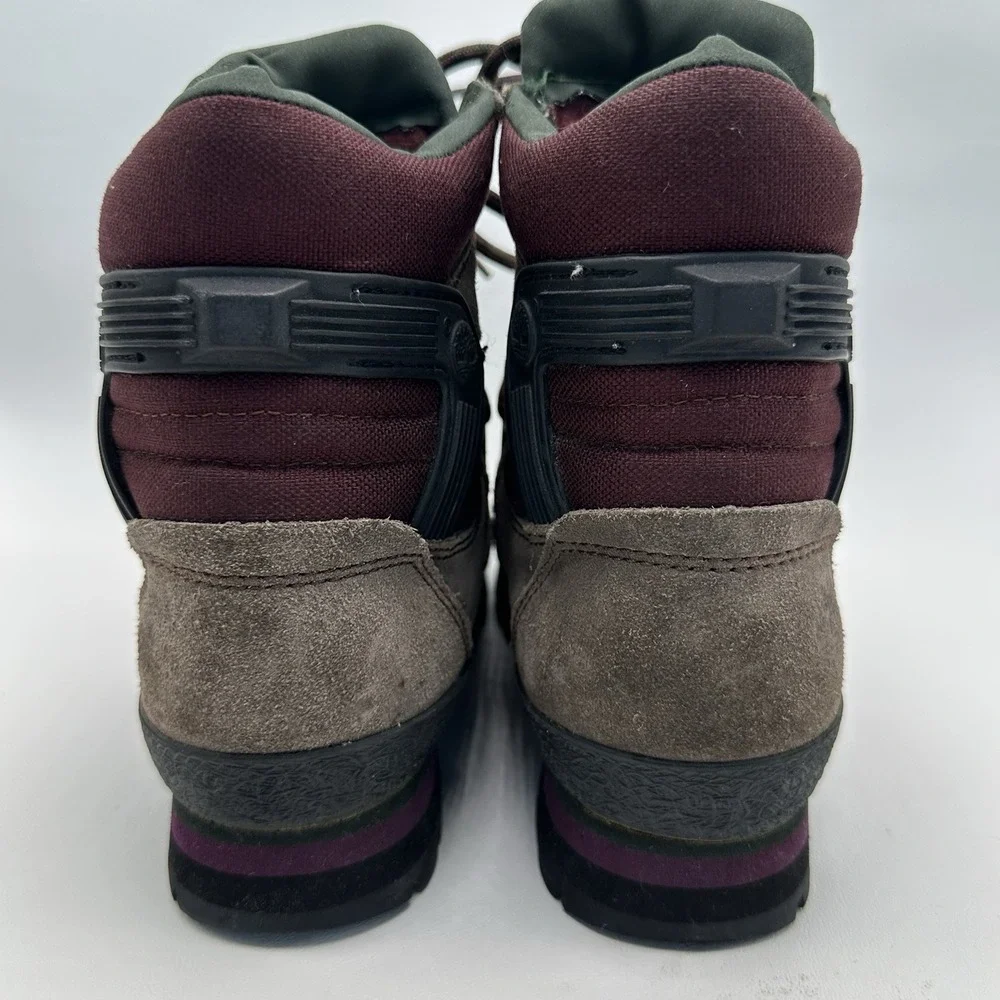 Timberland 95316 Men's 7M Brown Leather Hiking Boots‎ Trail Vintage High Top